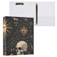 thumbnail image 1 of Hard Shell Ring Binder With Clip Holds 200 Sheets Office Home Organization Space-themed, 1 of 10