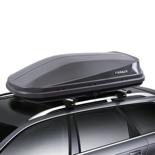 Hard Shell Roof Cargo Carrier with Security Keys, Roof Box, Cargo Box, 62 (L) x 31 (W) x 15(H