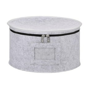 Hard Shell Tableware Storage Container Plate and Bowl Organizer Case for Moving RV Camper and Kitchen Organization