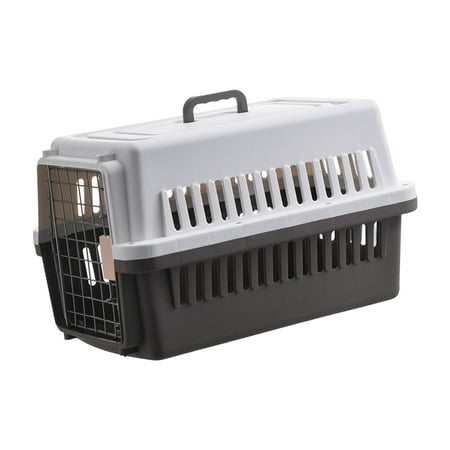 Hard Sided Pet Carrier Nests Case Dog Travel Kennel for Cat Small Medium Coffee