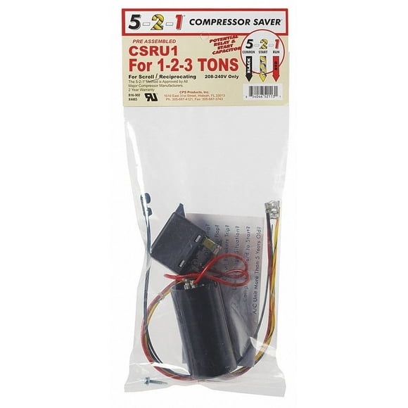 Hard Start Kit, 1-2-3 tons A/C Units