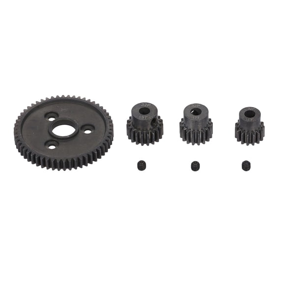 Hard Steel 0.8 32P Spur Motor And 15T/17T/19 Pinions Fit for Slash 4x Course RC Truck