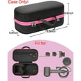 thumbnail image 1 of Hard Storage Case for  Hair Dryer, Black with Soft Lining - Travel Bag with Shockproof Protection, 1 of 6