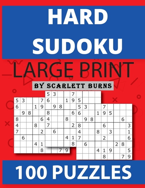 Sudoku Large Print for Adults - Hard Level - N°31: 100 Hard Sudoku Puzzles  - Puzzle Big Size (8.3x8.3) and Large Print (36 points) (Large Print /  Paperback)