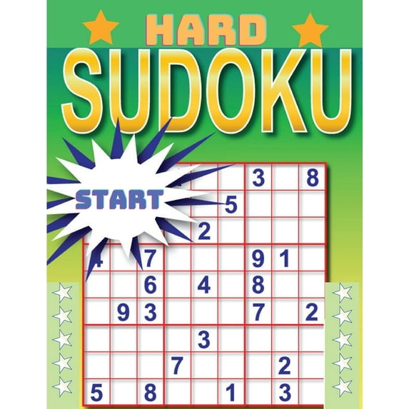 Hard Sudoku Puzzle Book, (Paperback)