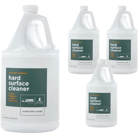 Hard Surface Cleaner- 128 Fl Oz - Refill for Spray Mops and Spray Bottles - Ideal for Hardwood, Vinyl, Ceramic, Glass, Countertops, and MORE | Makes 4 (32oz) bottles