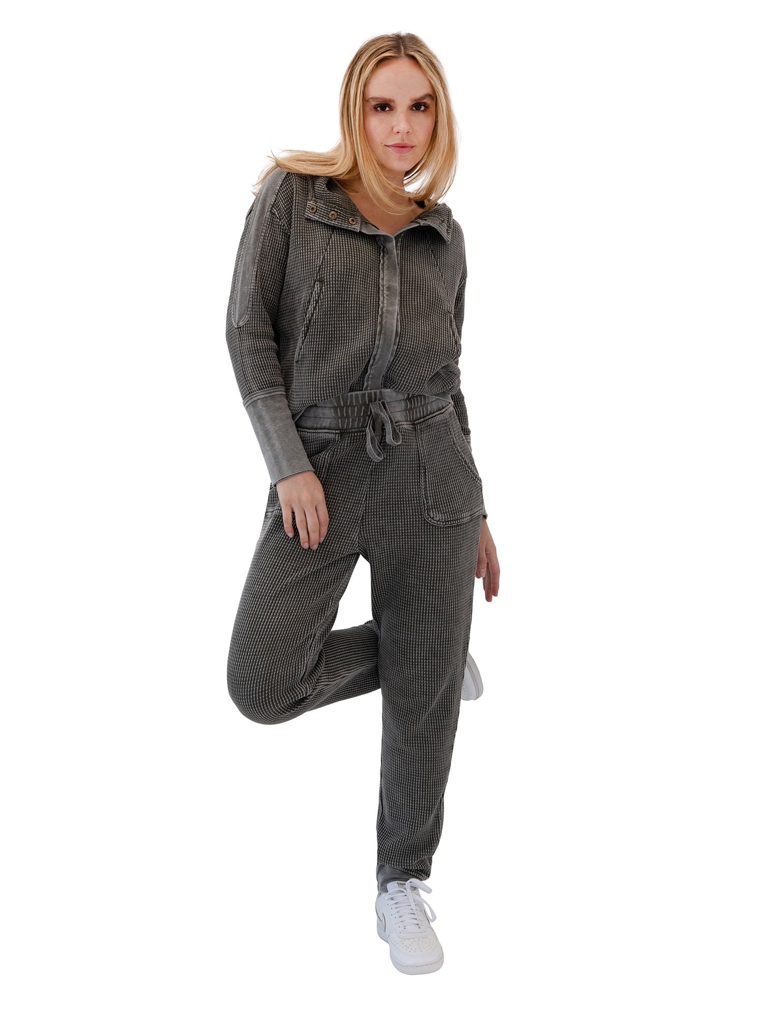 Hard Tail Women's Thermal Hoodie & Pant Set, Sizes S-3X