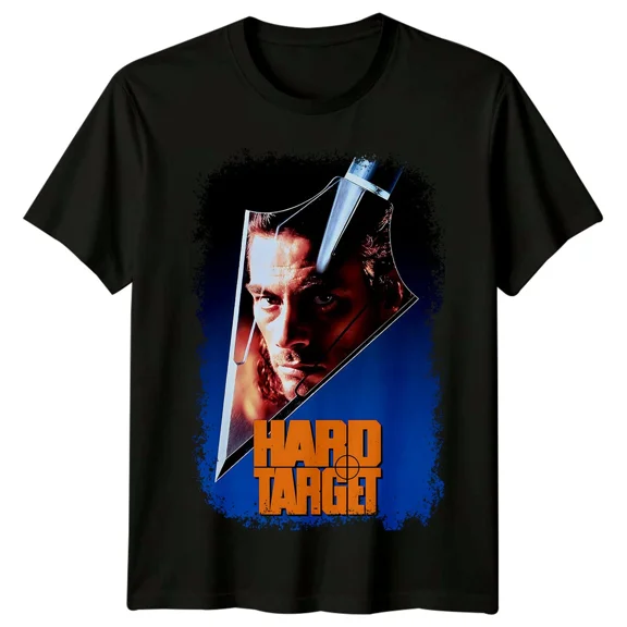 Hard Target (1993) Movie Poster Inspired T-Shirt Retro 90s Tee Unisex