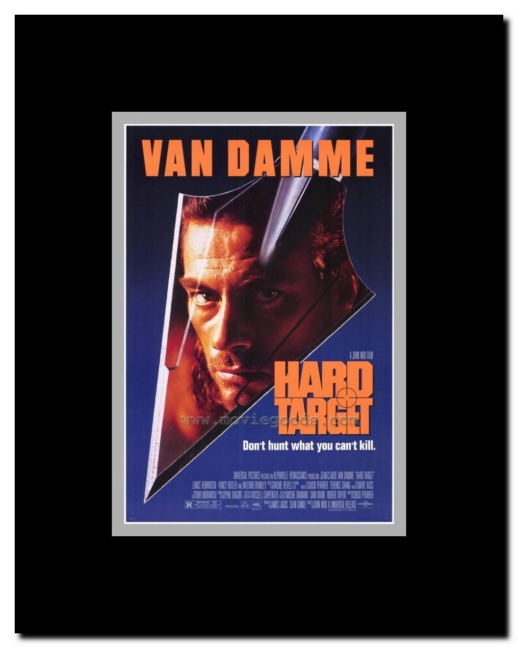Hard Target Framed Movie Poster