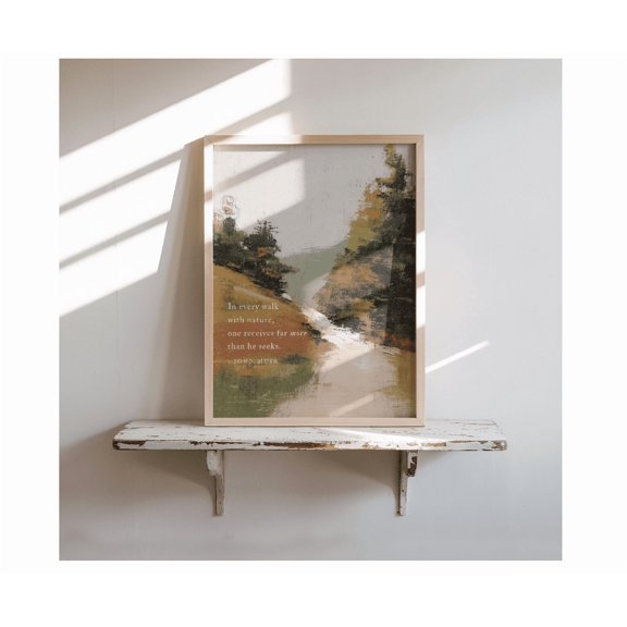 Hard Times Create Strong Men Poster Home Decor Office Wall Art