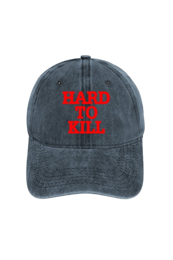 Hard To Kill Navy Hat Adjustable Funny Fashion Unisex Baseball Cap For Men Women