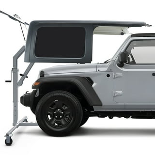 Hard Top Removal Lift for Jeep Wrangler JK JKU JL JLU 2&4 Door Lifted Modles 2007-2025, and for Ford Bronco 4 door 2021-2025, Hard Top Hoist System 56-86 Inches Height Range Easy Assembly