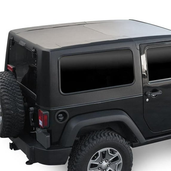 Hard Top Square Back for 2007-2018 Jeep Wrangler JK 2 Door - 2 Piece