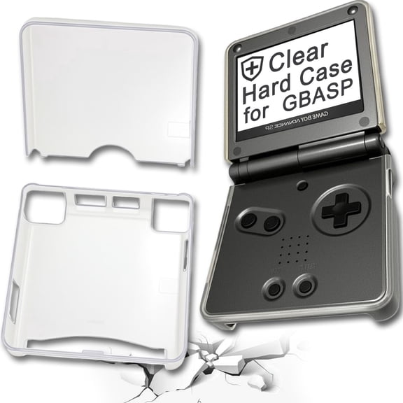 Hard Transparent PC Protective Cases for GBA SP Gameboy Advance Sp Console Clear