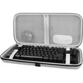 thumbnail image 1 of Hard Travel Case for TKL Tenkeyless Wireless/Wired Keyboard, Computer 87 Keys Keyboard Carrying Case Protective Storage Box Bag (Grey), 1 of 5