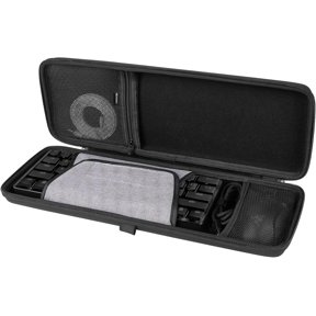 Hard Travel Keyboard Case for Compact 60% Keyboard and Mouse Case, Computer 61 Keys Keyboard Carrying Case Protective Storage Box Bag, Compatible with Razer Huntsman Mini 60%