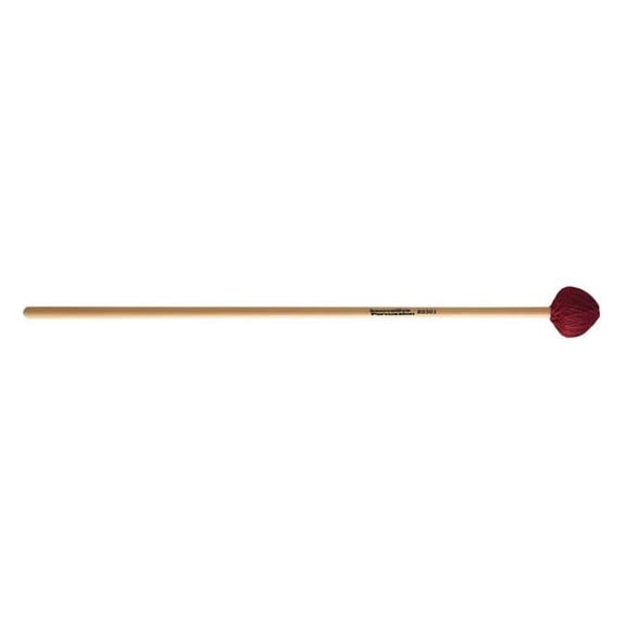 Hard Vibraphone & Marimba Mallets - Wine & Rattan - Set of 2 - Rich Tone