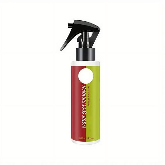 Hard Water Stain Remover Spray Heavy Duty Bathroom Cleaner for Shower Glass Tiles and Chrome Powerful Foam Descaler Eliminates Limescale & Soap Scum Safe for Mirrors and Stainless Stee