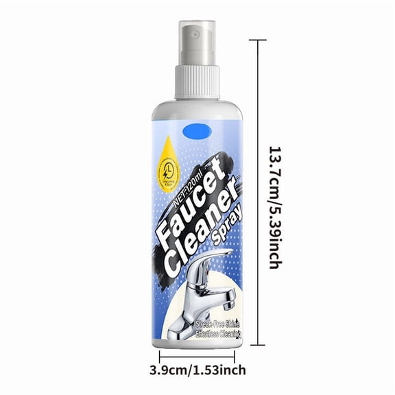 Hard Water Stain Remover Spray, Removes Lime, Calcium Rust, Gentle Lime and Descaler, Removes Hard For Bathroom Cleaner 120Ml