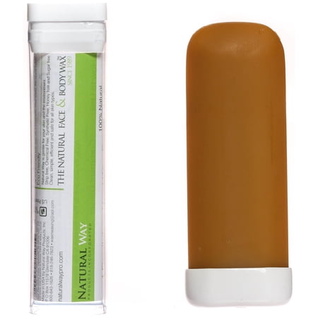 Natural Way Hard Wax: Face & Body Waxing | Original Formula Body Stick, For all skin types
