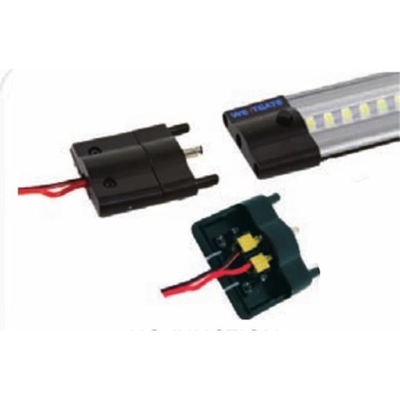 Hard Wire Power Feed In & Out For Uc Series Black