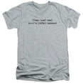 thumbnail image 1 of - Hard Work Kills - Slim Fit V Neck Shirt - X-Large, 1 of 2