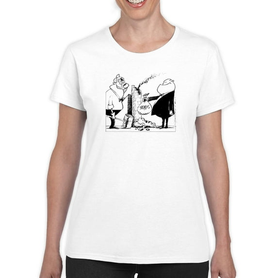Hard Work Pays T-Shirt Women -Wilfred Hildonen Designs, Female 5X-Large