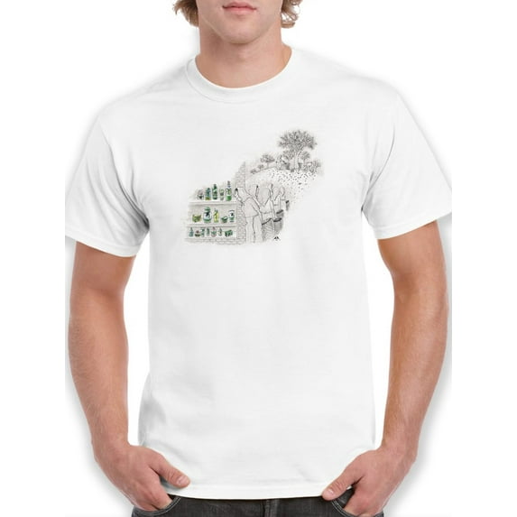 Hard Work Products T-Shirt Men -Askin Ayrancioglu Designs, Male x-Large