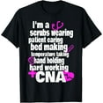 thumbnail image 1 of Hard Working CNA - Certified Nursing Assistant Funny Gift T-Shirt, 1 of 4