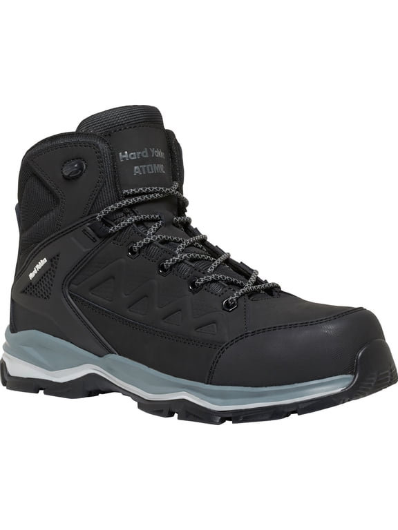 Atomic Hybrid Men's Composite Toe Static-Dissipative Puncture-Resisting Side Zip Work Hiker, Black, Size 9(D)