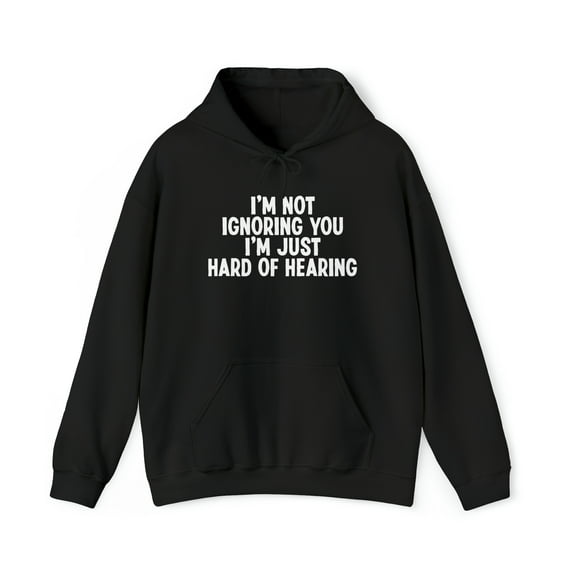 Hard of Hearing American Sign Language ASL Hoodie, Gifts, Hooded Sweatshirt