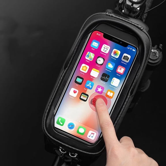 Hard-shell bicycle handlebar bag front beam bag phone bag mountain road bike riding accessories