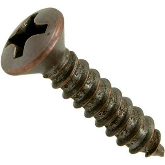 Hard-to-Find Fastener 014973127107 Phillips Oval Decorative Screws, 6 x 5/8, Piece-40