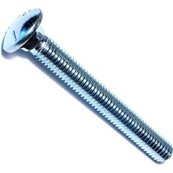Hard-to-Find Fastener 014973230142 Grade 5 Carriage Bolts, 1/2-13 x 4, Piece-25