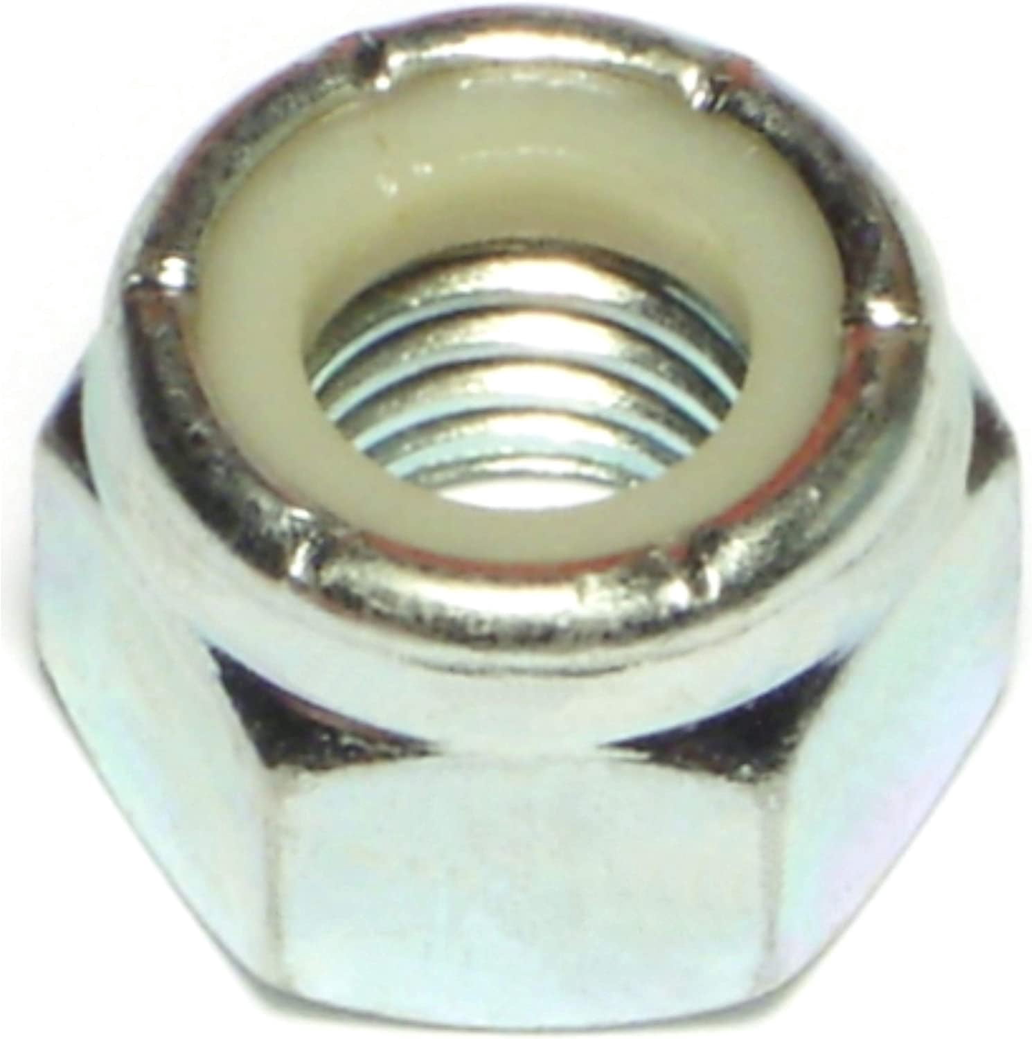 Hard-to-Find Fastener Fine Nylon Insert Lock Nuts, 9/ Piece-
