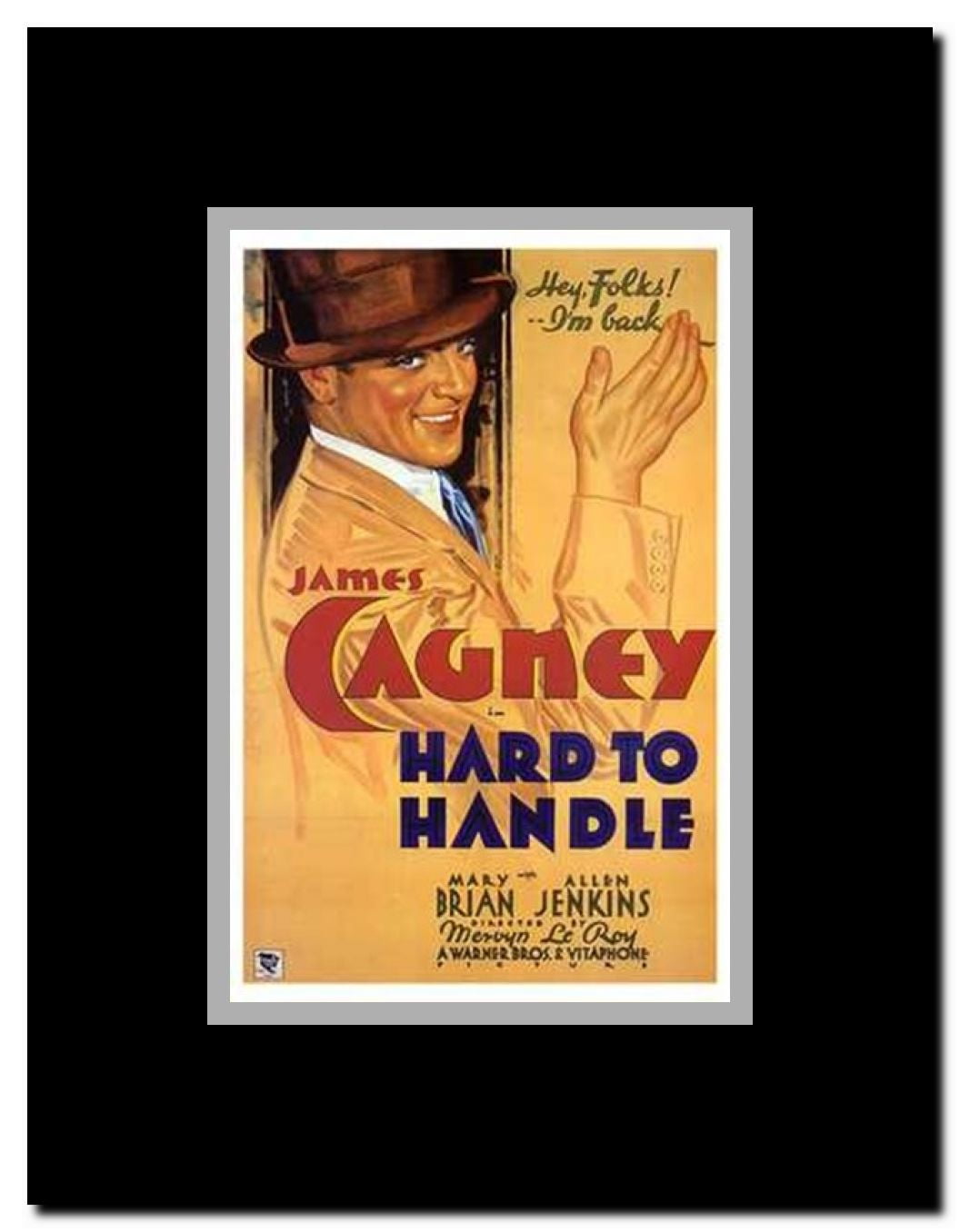 Hard to Handle Framed Movie Poster