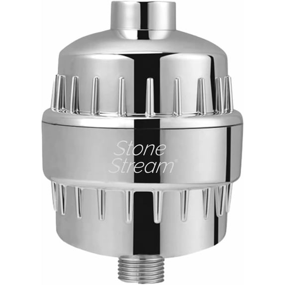 Hard water shower filter - original shower head filter, contains vitamins and activated carbon, for removing chlorine, heavy metals, etc. - suitable for dry skin and hair