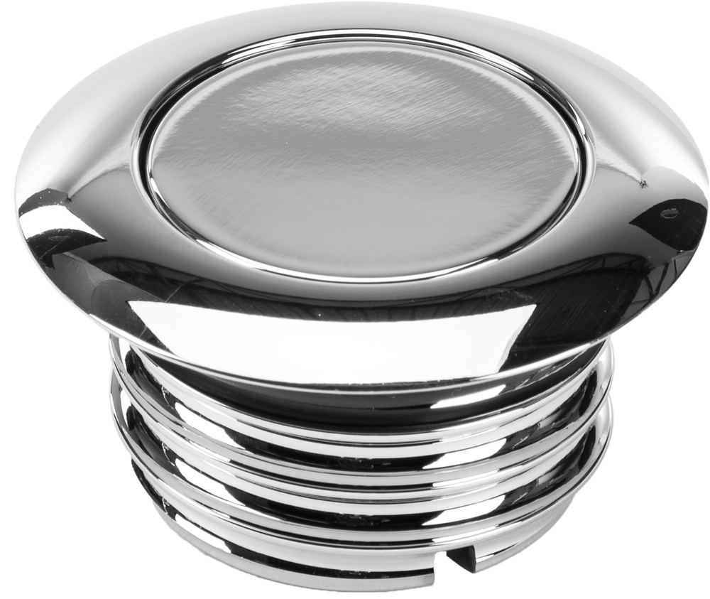 HardDrive 012306 Pop-Up Screw in Not Vented Gas Caps - Chrome