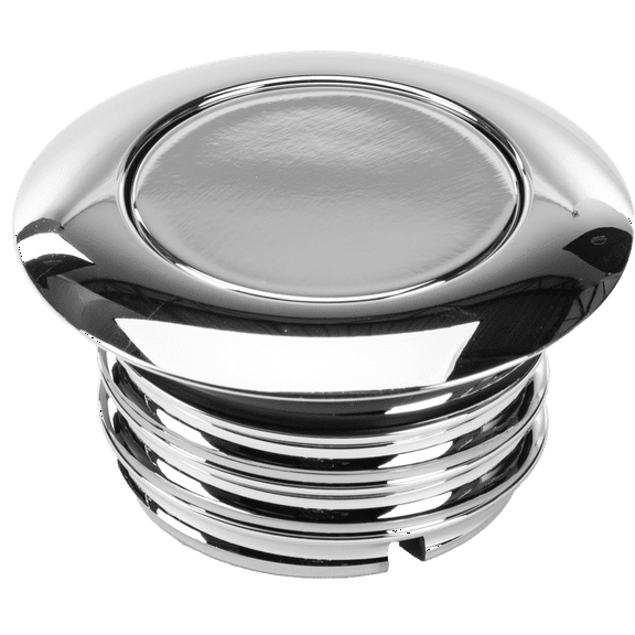 HardDrive 012306 Pop-Up Screw in Not Vented Gas Caps - Chrome