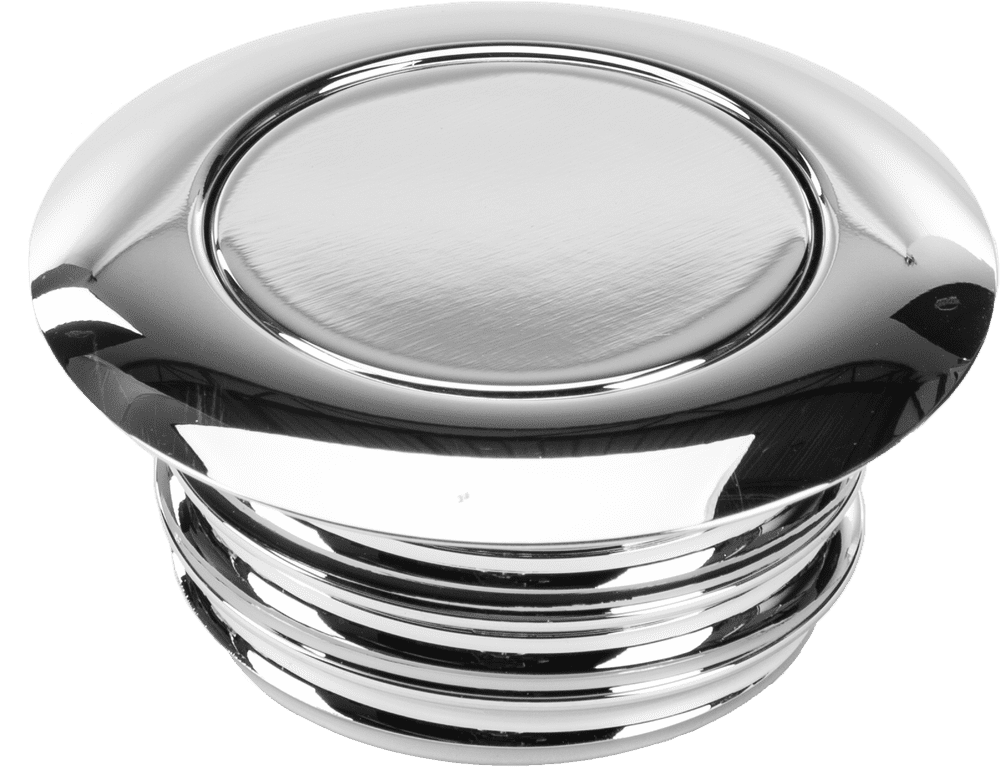 HardDrive 012308 Pop-Up Screw in Vented Gas Caps - Chrome