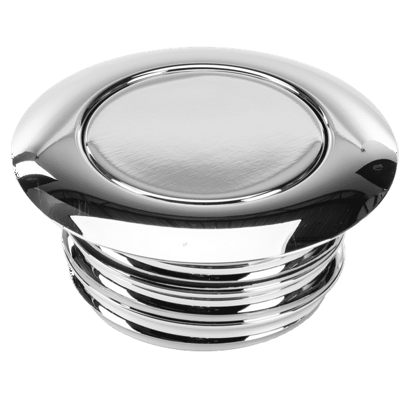 HardDrive 012308 Pop-Up Screw in Vented Gas Caps - Chrome