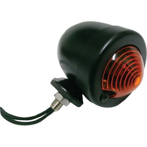 HardDrive Dual Filament Bullet Marker Light, Black - Amber Lens