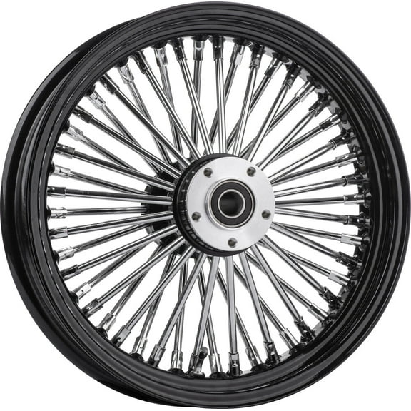 HardDrive Front 48 Spoke Wheel Black Dual Disc 23X3.5 25mm 08-Up 052-14542