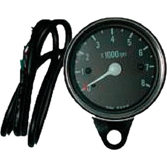 HardDrive Mini 8000rpm Tachometer, Black Face