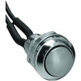 thumbnail image 1 of HardDrive Mini Push Button Switch, Chrome, 1 of 2