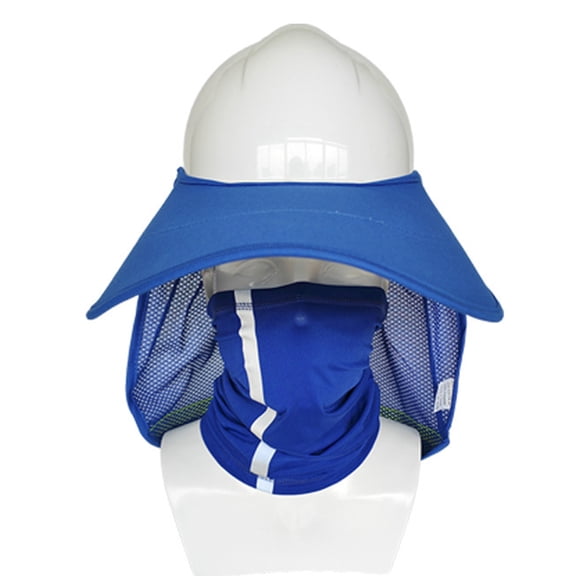 HardHat Sun Shade Mesh Sunshade with High Visibility Reflective Strip Breathable UVProtection Neck Shield for Hard Hats