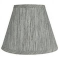 thumbnail image 1 of Hardback Faux Silk Conical Lamp Shade, 5 inch Top, 9 inch Bottom, 7 inch Slant Storm Single N/A N/A, 1 of 5
