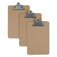 thumbnail image 1 of Hardboard Clipboard, 3/4" Capacity, 5 X 8 Sheets, Brown, 3/pack | Bundle of 5 Packs, 1 of 2