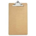 thumbnail image 1 of Hardboard Clipboard, Nickel-Plated Clip, 9 in. x 15.5 in., Brown, 1 of 1