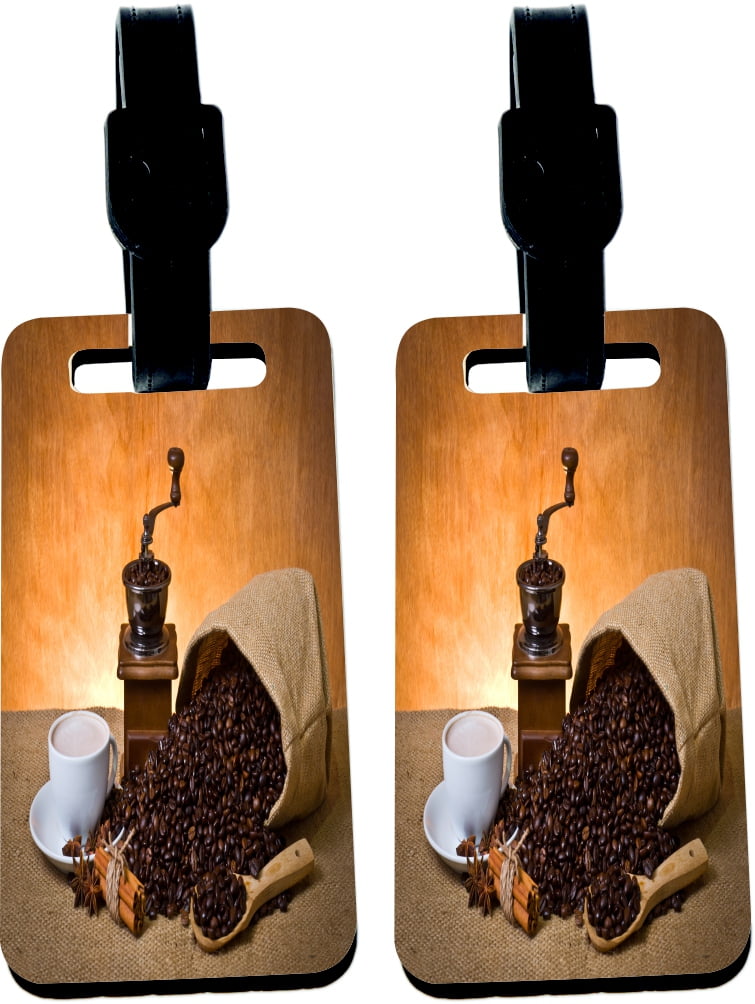 Hardboard Luggage Identifier Tags with Strap Coffee Grinder and